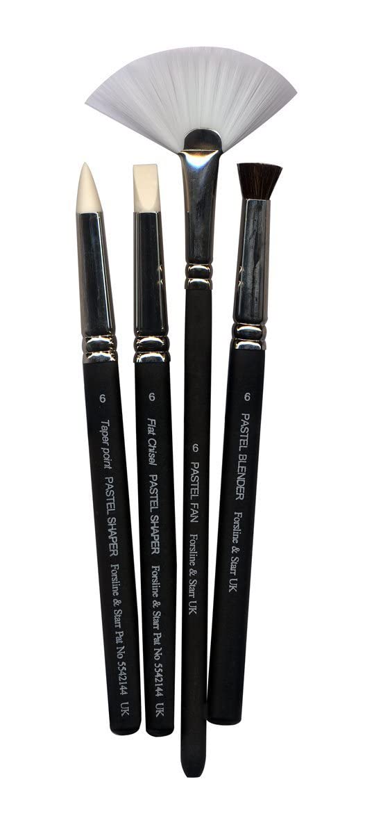 Colour Shaper Soft Ivory Tip Pastel Blending Set - Wallet of 4 (Size 6) - Image 3